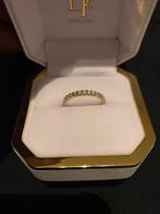 18K Gouden Diamanten Ring Briljant- Driekwart Eeuwigheids., Ophalen, Overige materialen, 20 of groter, Nieuw