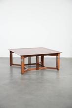 Grote vierkante Art Deco design salontafel van Schuitema, Ophalen, Gebruikt, 50 tot 100 cm, 100 tot 150 cm