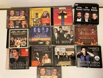Cd collectie klassieke muziek, Pavarotti, Carreras, Il Divo,