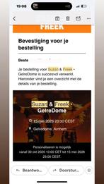 Freek en Suzan tickets geldredome, Twee personen, Mei