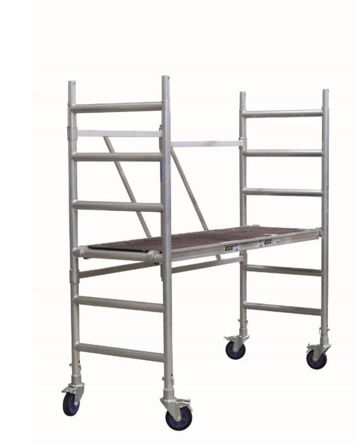 Kamersteiger huren, Doe-het-zelf en Verbouw, Steigers, Gebruikt, Rolsteiger of Kamersteiger, Minder dan 2 meter, Ophalen