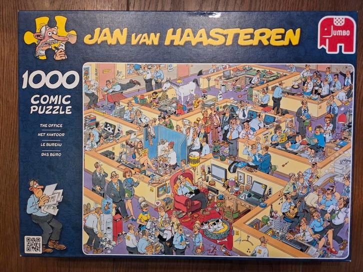 Jan van Haasteren Puzzel - 1000 stukjes, Hobby en Vrije tijd, Denksport en Puzzels, Zo goed als nieuw, 500 t/m 1500 stukjes, Ophalen of Verzenden