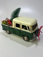 Retro Kerst Pick up Truck groen vw t2 look, Diversen, Kerst, Ophalen of Verzenden, Nieuw