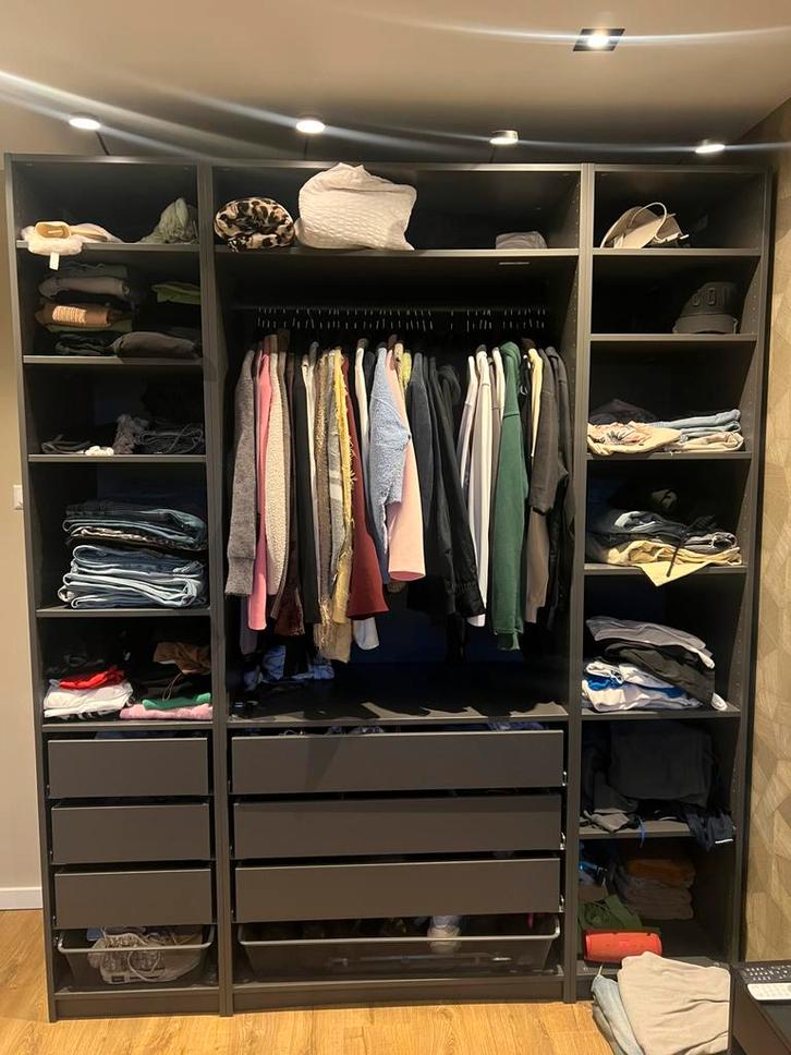 Ikea Pax Kast, Huis en Inrichting, Kasten | Kledingkasten, Zo goed als nieuw, 200 cm of meer, 50 tot 75 cm, Met lade(s), Met plank(en)