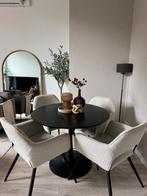 Eettafel + 4 eetkamerstoelen, Huis en Inrichting, Stoelen, Ophalen, Zo goed als nieuw, Vier