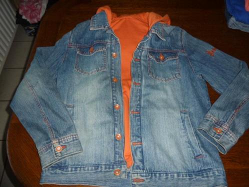 jeans jas met uitneembaar vest maat 164, Kinderen en Baby's, Kinderkleding | Overige, Zo goed als nieuw, Jongen of Meisje, Ophalen of Verzenden