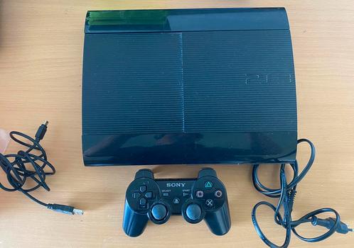 PlayStation 3 super slim, Spelcomputers en Games, Spelcomputers | Sony PlayStation 3, Zo goed als nieuw, 500 GB, Met 1 controller
