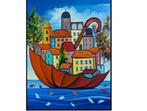 Italiaanse schilderij, Ophalen of Verzenden