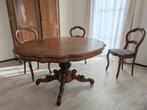 Antieke mahoniehouten Biedermeier tafel, Antiek en Kunst, Ophalen