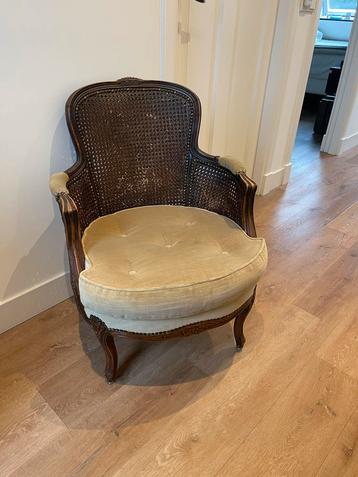 Antiek webbing Queen Ann Stoeltje - Perfecte Staat! beschikbaar voor biedingen