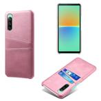 Sony Xperia 10 IV Backcover + Glas Screenprotector _Rozegoud, Nieuw, Hoesje of Tasje, Hoesjes, Verzenden