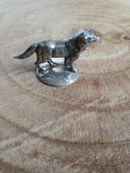 Miniatuur zilveren hondje, Antiek en Kunst, Verzenden, Zilver