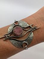 Z250 Prachtige zilveren brutalist armband, Sieraden, Tassen en Uiterlijk, Antieke sieraden, Ophalen of Verzenden, Zilver, Armband