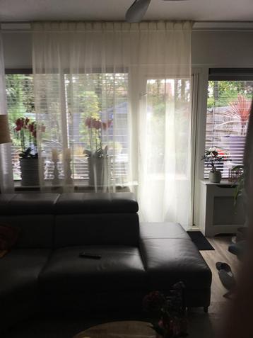 Lichte Vitrage Gordijnen (creme) beschikbaar voor biedingen