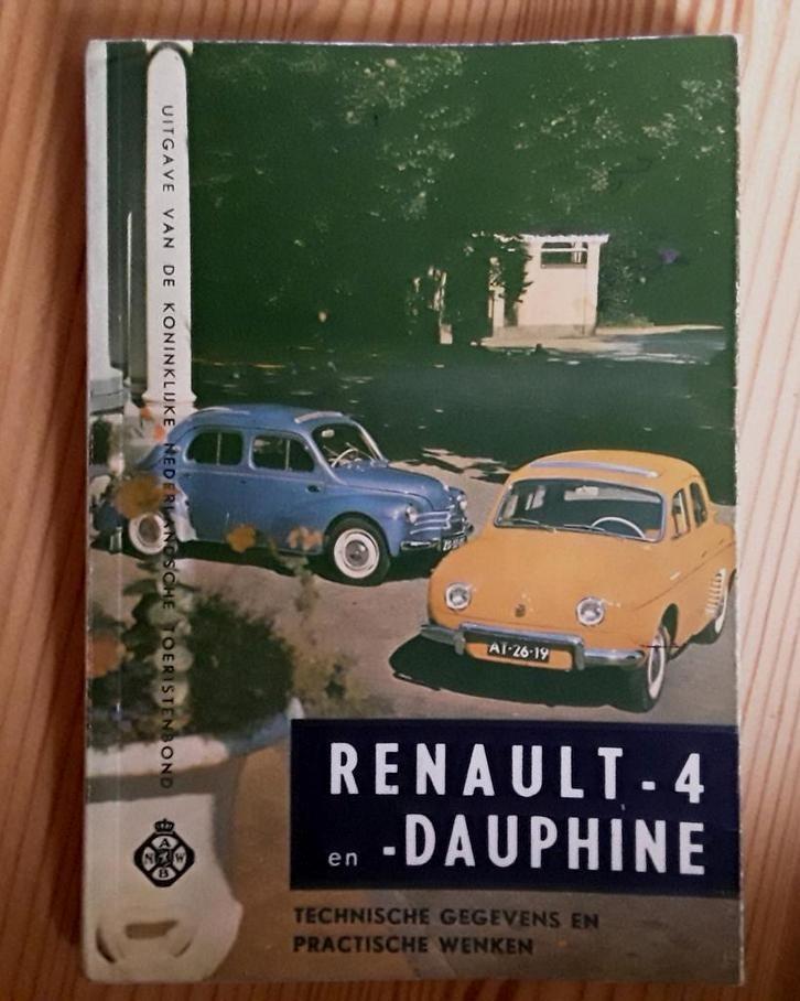 Renault-4 en -Dauphine: technische gegevens - ANWB, Auto diversen, Handleidingen en Instructieboekjes, Ophalen of Verzenden