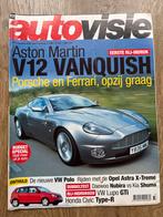 Autovisie - Aston Martin V12 Vanquish - 2001, Ophalen of Verzenden, Gelezen