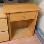 Night stand set of 2, pale wood stain, Ophalen, Gebruikt, Hout