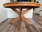 Goossens houten eettafel, Huis en Inrichting, Tafels | Eettafels, Ophalen, Gebruikt, Vier personen, 100 tot 150 cm