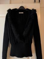 Mooie Dames Trui met capuchon en bont, Kleding | Dames, Ophalen of Verzenden, Zo goed als nieuw, Maat 38/40 (M)