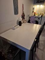 Gratis Witte IKEA Tafel, Huis en Inrichting, Ophalen, Gebruikt, 100 tot 150 cm, 50 tot 100 cm