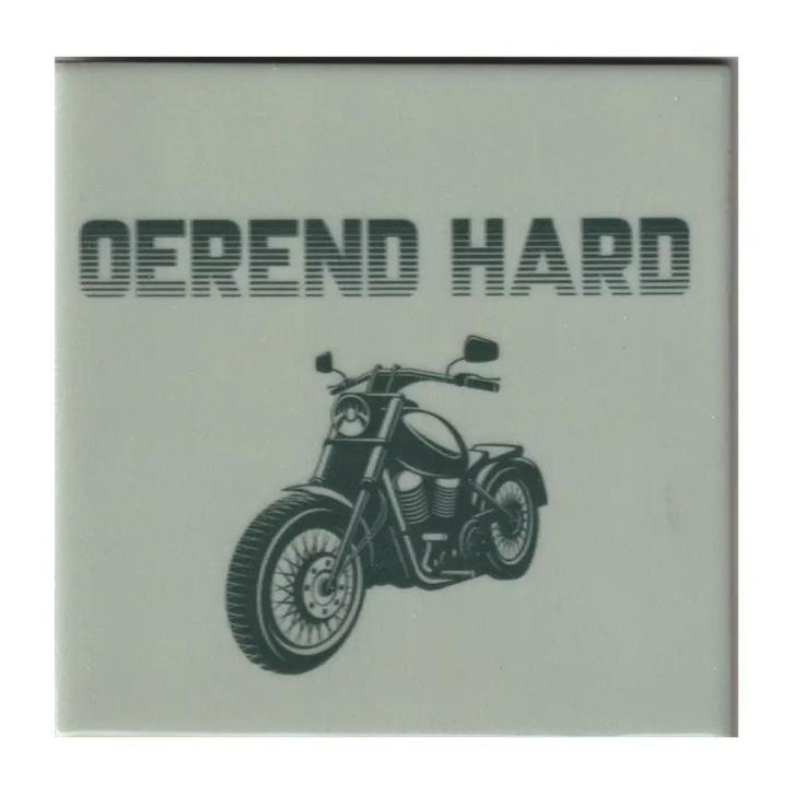 Normaal oerend hard Teksttegel, tekst tegel Høken, Huis en Inrichting, Woonaccessoires | Tekstborden en Spreuken, Nieuw, Verzenden