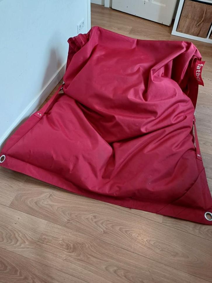 Fatboy Buggle-up zitzak, Huis en Inrichting, Zitzakken, Zo goed als nieuw, Zitzak, Rood, Ophalen