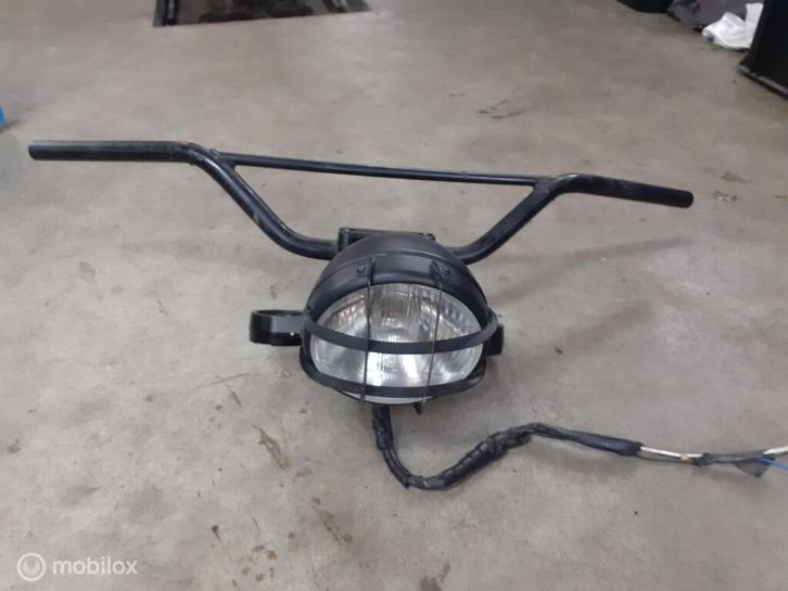 Stuur kroonplaat koplamp bobber chopper project scrambler, Motoren, Onderdelen | Ducati, Gebruikt, Ophalen of Verzenden