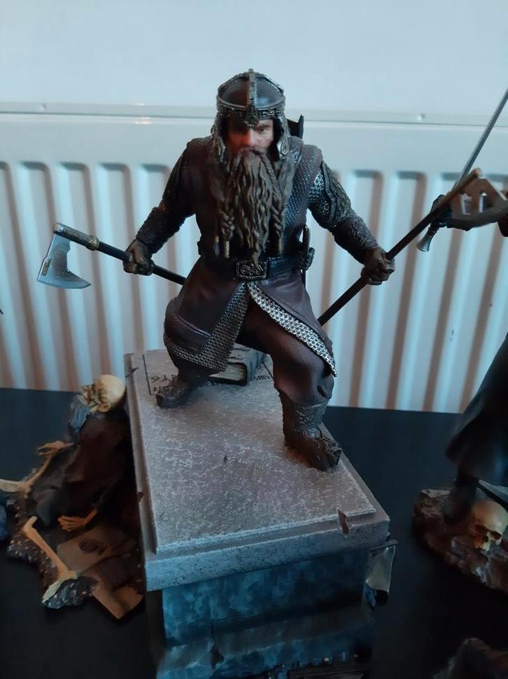 LoTR Gimli Iron Studios BDS 1/10 statue, Verzamelen, Lord of the Rings, Zo goed als nieuw, Beeldje of Buste, Ophalen of Verzenden