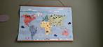 Leuke Kinder Landkaart Wereldkaart, Kinderen en Baby's, Kinderkamer | Inrichting en Decoratie, Ophalen of Verzenden, Zo goed als nieuw