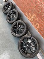 Velgen set Inter Action zwart 5 x 112 Pirelli 17 inch, Ophalen of Verzenden