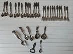 Theelepels, gebaksvorkjes, suikerlepel molen etc, Antiek en Kunst, Ophalen, Zilver