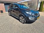 Kia Sportage 2.0 Cvvt 2WD 2011 Zwart, Auto's, Kia, 1998 cc, 74 €/maand, Zwart, 4 cilinders