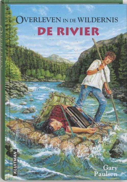 Gary Paulsen- Overleven in de Wildernis- De Rivier- HC, Boeken, Kinderboeken | Jeugd | 10 tot 12 jaar, Zo goed als nieuw, Verzenden