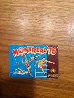 2713 Vintage Sticker Jacques Chocolade Montreal '76, Verzamelen, Ophalen of Verzenden, Gebruikt