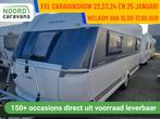 Hobby 495 UL DE LUXE ENKELE BEDDEN + MOVER +VOORTENT +LUIFEL, Rondzit, 7 tot 8 meter, Bedrijf, 1250 - 1500 kg