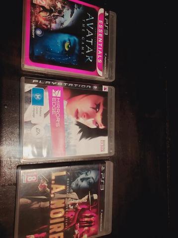 Ps3 mirrors edge, avatar, la noire beschikbaar voor biedingen