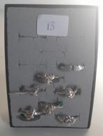 Zilveren fantasie kinderringen maat 13, Verzenden, Nieuw, Kleiner dan 17, Met edelsteen