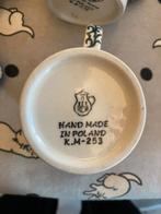 12 Bunzlau-servies kopjes, Verzamelen, Porselein, Kristal en Bestek, Ophalen, Zo goed als nieuw, Porselein, Kop en/of schotel