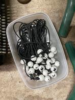 Partytent 6x3m Groen met Beige Zijwanden + Verlichting, Ophalen, Gebruikt, Partytent, 2 meter of meer