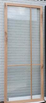 Industriele opdek deur eiken links 201,5 x 83, Doe-het-zelf en Verbouw, 75 tot 150 cm, Deurkozijn, Ophalen of Verzenden, Zo goed als nieuw