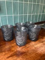 Libbey waterglasen grijs 5 stuks, Verzamelen, Glas en Borrelglaasjes, Ophalen of Verzenden, Gebruikt, Waterglas