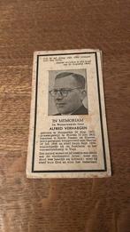 Bidprentje oorlog A. Verhaegen Baarle-Nassau Vught 1944, Verzamelen, Bidprentjes en Rouwkaarten, Ophalen of Verzenden