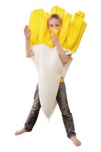 Frietzak carnavalsoutfit kind maat 140, Ophalen, Carnaval, Overige maten, Zo goed als nieuw