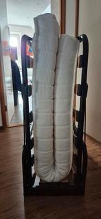 1 persoons opklapbed, Ophalen, Zo goed als nieuw, Eenpersoons, 90 cm