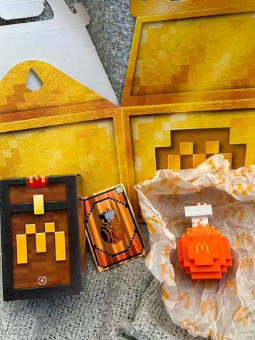 ONGEOPEND Potion, code, twee doosjes Minecraft x McDonald’s beschikbaar voor biedingen
