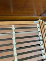 Tweepersoons bed Engelse stijl, Huis en Inrichting, Slaapkamer | Bedden, Ophalen, Gebruikt, Bruin, Tweepersoons