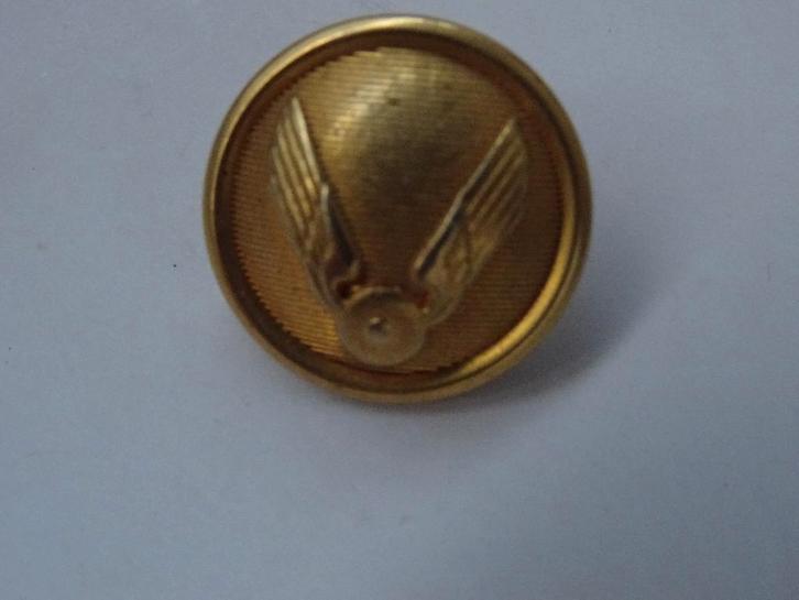 luchtmacht uniformknoop gevleugelde propeller uniform, Verzamelen, Militaria | Algemeen, Luchtmacht, Overige typen, Nederland