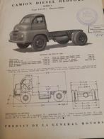 Opel Bedford vrachtwagen lichte truck brochure IZGST trekker, Ophalen of Verzenden, Opel, Zo goed als nieuw