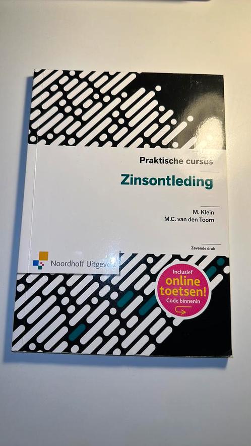 Praktische cursus zinsontleding - Klein & vd Toorn, Boeken, Studieboeken en Cursussen, Nieuw, Ophalen of Verzenden