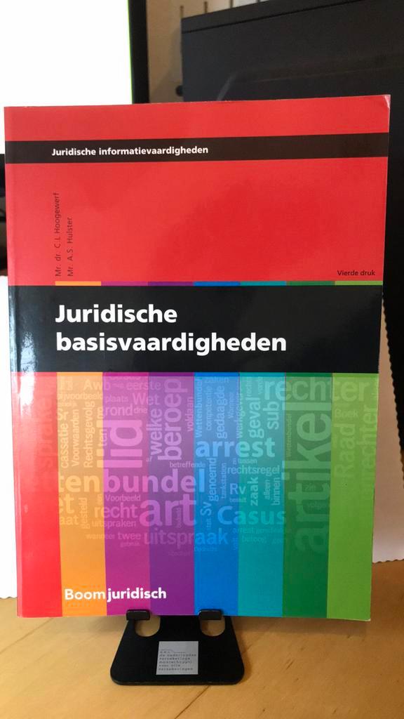 A.S. Hulster - Juridische basisvaardigheden, Boeken, Wetenschap, Zo goed als nieuw, Sociale wetenschap, Ophalen of Verzenden